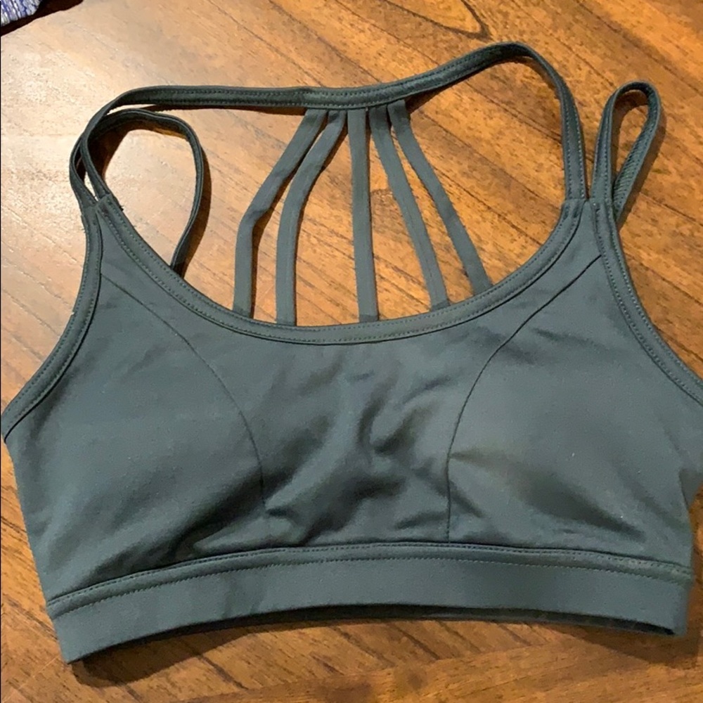 Sports bra forever 21 teal sz small